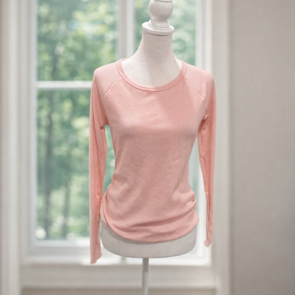 White Birch Waffle Knit Long Sleeve Top S/M/XL Soft Lightweight NWOT